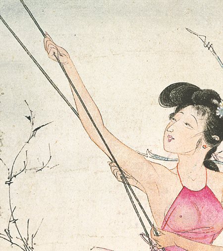 华莹市-胡也佛的仕女画和最知名的金瓶梅秘戏图